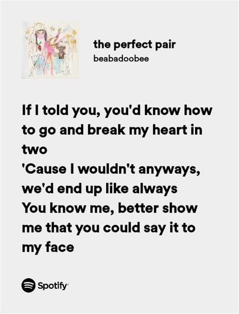 the perfect pair lyrics|More.